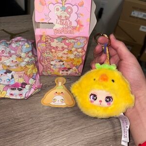 Banana Chicken  - Baby Three Lilia Toy Garden Tea Party Mini Plush Pendant